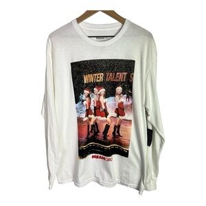 Mean Girls Christmas "Talent Show" Long Sleeve Tee NWT Sz M/L
